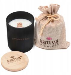 SATTVA Szójagyertya Levendula És Rózsa 200 ml Sattva (5903794183506)