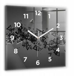  Dekoratív Üvegóra Stílusos Nyomtatással Sötét absztrakt 60x60 cm (010010500080100273573)