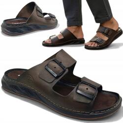 PEGADA PGD Pegada 44 Flip-flop papucs Férfi Természetes Bőr Otthoni Csatok Kényelmes (Pegada 134106-03 Cravo)