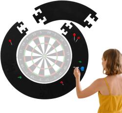  Védőburkolat Darts Tárcsához Fekete Levehető 3 CM Vastag (Pierścień ochronny do tarczy do darta)