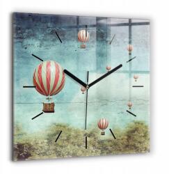 Foto Üveg Falióra Modern Beltéri Festett Lufi 60x60 cm (010010500080200268260)