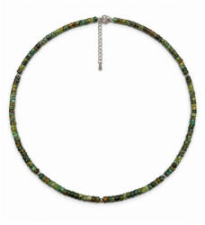  Colier Turcoaz African Disc Fatetat 4x3 mm cu Argint 925 sau Inox 316L 1 Buc