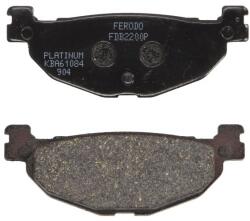FERODO Placute de Frana Spate Destinat Pentru: Traseu Material: Platina-p 38 3x100 1x12mm Mbk Skyliner; Yamaha Yp 400 2004-2007 (FDB2200P)