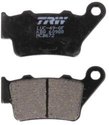 TRW Placute de Frana Fata/Spate Destinat Pentru: Scutere/Teren Accidentat/Traseu Material: Organic 41 2x77 9x9 2mm Aprilia (MCB672)