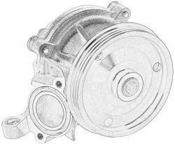 VOLVO Pompa de Apa Volvo S60 Iii S90 Ii 2.0dh/2.0h 03.20- VOLVO S60 3 (32441162)