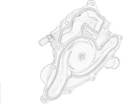 CHRYSLER Pompa de Apa Chrysler 300 C 300c Dodge Challenger Challenger Se Charger Durango Jeep Grand Cherokee Grand Cherokee Iii (68346915AA)