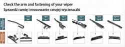SWF Lamele Stergatoare Jointless Fata cu Spoiler (2buc) Visioflex 750/630mm Ds Ds 4 Ds 5 Citroen C4 Ii DS4 DS5 11.09 (SWF119447)
