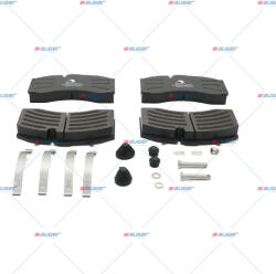 AUGER GERMANY Kit Placute Frana Agrale 12-series Bus 15-series Bus 17-series Bus Bmc Tugra 2000-2026 (AUG-80741)