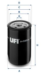 UFI Filtru Combustibil Fendt 1 D Farmer 1 E Farmer 2 D Farmer 2 E Farmer 3 S Farmer 3 S Favorit 4 S Farmer 4 S Favorit 4 Sa (24.323.00)