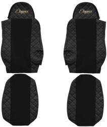 F-CORE Husa Huse scaun FX04 Negru DAF 95 XF CF 65 CF 75 (F-CORE FX04 BLACK)