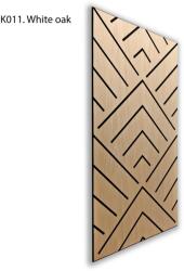 Perfect Acoustic FREJA hangszigetelő dizájn falpanel (120 × 60 × 0, 9 cm) - Világos tölgy & V-mintás - világos tölgy