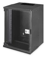 ASSMANN SOHO PRO 10" 9U 254x315x300mm üvegajtós fekete fali rack szekrény (DN-49103)