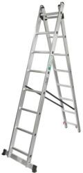 FORCEKRAFT kétoldalas alumínium többfunkciós létra 2X8 fok FS-52851 (52851)