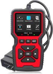 Techstar Tester Diagnoza Auto Techstar V519 OBD2, diagnoza motor, citire si stergere coduri eroare, tensiune baterie, compatibil masini OBDII, afisaj color (SKU3349)