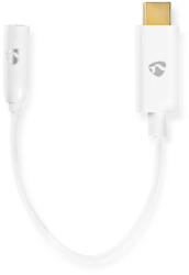 Nedis CCBW65950WT015 0, 15 M 3.5mm USB C-típus Fehér Audio kábel (CCBW65950WT015)