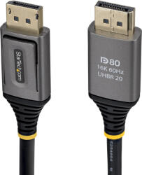 StarTech StarTech. com DP21V-1M-DP80-CABLE Fekete DisplayPort kábel (DP21V-1M-DP80-CABLE)