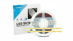 LED Labs LED-szalag, COB, 528 LED/m, 24 V, 10 W/m, IP20, meleg fehér, 5 év garancia, kiszerelés (5 méter) (LAB-16-2311-02)