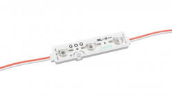 LED Labs LED-modul, SMD 2835, 3 LED, 12 V DC, 0, 72 W/m, IP68, zöld, 5 év garancia (LAB-19-3281-07)
