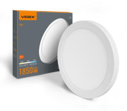 Videx LED Ceiling Light VIDEX DL6R 18W 3000K-4000K-65000K 230V White (VX-VL-DL6R-18CW)