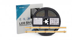 LED Labs LED-szalag, COB, 528 LED/m, 24 V, 10 W/m, IP20, meleg fehér, 5 év garancia, kiszerelés (5 méter) (LAB-16-2300-01)