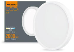 Videx LED Surface Downlight Fixture VIDEX-DOWNLIGHT-LED-DLRS-24W-NW (VX-VLE-DLRS-244)