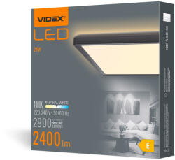 Videx LED Ceiling Light VIDEX-LED-CEILING-DL3S-24W-BLACK-4K VL-DL3S-244B (VX-VL-DL3S-244B)