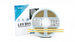 LED Labs LED-szalag, COB, 528 LED/m, 24 V, 6 W/m, IP20, meleg fehér, 5 év garancia, kiszerelés (5 méter) (LAB-16-2440-01)