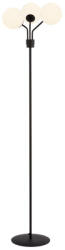 Emibig NOVA LP3 BLACK/OPAL Fekete Beltéri Állólámpa E14 IP20 EB-1138-LP3 (EB-1138-LP3)