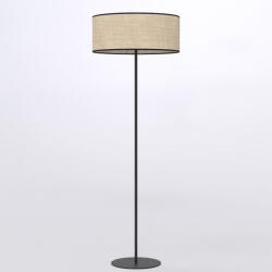 Emibig ECO LP1 BL RATTAN Fekete Beltéri Állólámpa E27 IP20 EB-1654-LP1 (EB-1654-LP1)