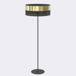 Emibig LUX LP1 BL GOLD Fekete Beltéri Állólámpa E27 IP20 EB-1649-LP1 (EB-1649-LP1)