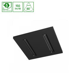 spectrumLED Algine Doppio Panel 40w Nw 230v 80st Ip20 600x600x35 Czarny 5 Lat Mesh (sli035093nw_pw_m)
