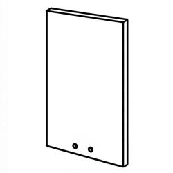Leziter Royal front alsó 60 3F antracit magasfényű (A603FFRANMF)