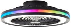 Brilliant - Plafonieră LED RGBW cu ventilator PALMERO, 40W, 230V, bej + telecomandă (BI0481)