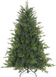 HOMCOM Brad de Crăciun Artificial cu 1309 Crengi, Pliabil cu Bază Metalică, Ø105x150 cm, Verde | Aosom Romania (830-886V00GN)