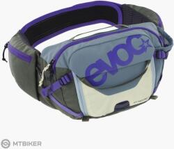 EVOC Hip Pack Pro övtáska, 3 l, + ivózsák 1.5 l, steel/violet/dark olive