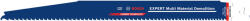 Bosch EXPERT S1267 XHM keményfém fogazású szablyafűrészlap, 1db 300x25x1, 25 többféle anyaghoz (2608902344) - megatool