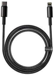 Baseus Cablu de date, Baseus, USB-C la Lightning, 20 W, 5 A, PD, 2 m, Negru