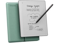 reMarkable Tableta ePaper reMarkable Paper Pure Bundle, Ecran E Ink Carta 1300 10.3", Procesor Dual Core Cortex-A55 1.7GHz, 2GB RAM, 32GB Flash, Wi-Fi, USB-C + Pen Marker Plus + Husa Sleeve Folio Verde (Gri) (RM eReader