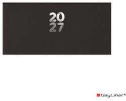 DAYLINER Zsebnaptár, fekvő elrendezésű, DAYLINER, "Pannon", fekete (NPZSFKU) - tutitinta