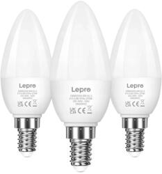 Lepro LED izzó E14 C37 4.2W 2700K meleg fehér 3 db 600059-WW-EU-3