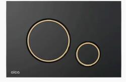 Alcaplast M778 THIN nyomólap, matt fekete / fényes arany (M778-5)