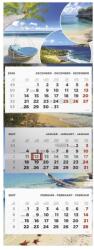 TopTimer Agendă pentru expeditori TOPTIMER T080 cu 3 blocuri, 3 luni, Beach 2027 (T8000-016)
