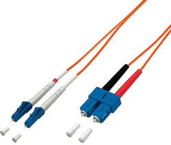 Equip Patch Cord Fibra Optica Equip, Multi-Mode, OM1, Duplex LC - Duplex SC, 2 m (254322)