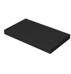 SAT Cube Way fedőlap 60x3, 6x46 cm fekete matt CUBE3D46KD6036HP (CUBE3D46KD6036HP)