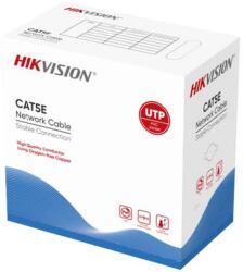 Hikvision Cablu U/UTP Cat5e Hikvision DS-1LN5E-EU-C7, cupru, diametru conductor 0.45mm, 25AWG, CPR Eca, 305 m (DS-1LN5E-EU-C7)