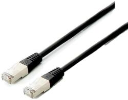 Equip Set Patch Cord Equip Platinum, S/FTP, Cat. 6A, 0.5 m, Black, 10 bucati (645697)