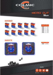  COLMIC MICRO CUT HENGER ÓLOM 15gr - 3 0.25gr (POMIC03)