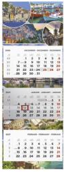 TopTimer Agendă pentru transportatori TOPTIMER T080 cu 3 blocuri, 3 luni, „Peisaje 2027 (T8000-015)
