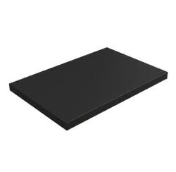 SAT Cube Way fedőlap 120x3, 6x46 cm fekete matt CUBE3D46KD12036HP (CUBE3D46KD12036HP)