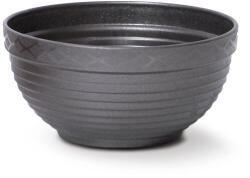 Prosperplast Elegáns Tál Kaspó Grafitszürke 22, 5 cm, 10db-os csomag (DMS05-S442)